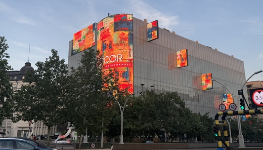 罗马尼亚Cocor shopping mall媒体幕墙系统
